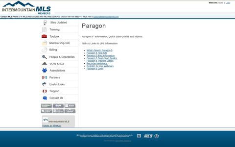 IMLS Members - Paragon - Intermountain MLS
