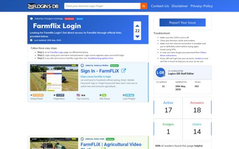 Farmflix Login - Logins-DB