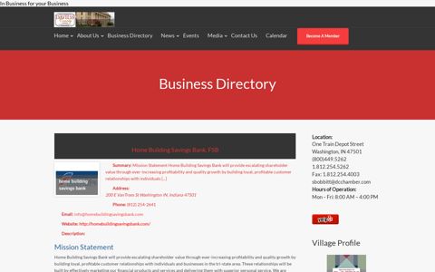 Home Building Savings Bank, FSB | Business Directory