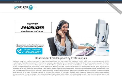 Roadrunner Email Support +1-808-468-0007 -MCHelper