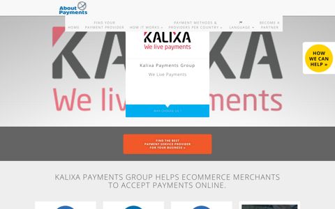 Accept Payments Online via Kalixa Payments Group ...