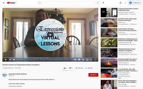 Virtual Lessons at Expressions Music Academy - YouTube