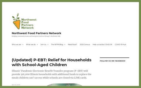 (Updated) P-EBT: Relief for Households with School-Aged ...