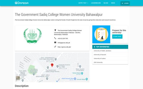 The Government Sadiq College Women University Bahawalpur