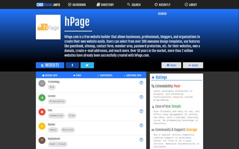 hPage - CMS Guide