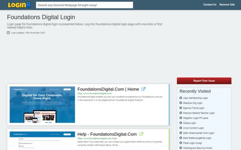 Foundations Digital Login - Loginii.com