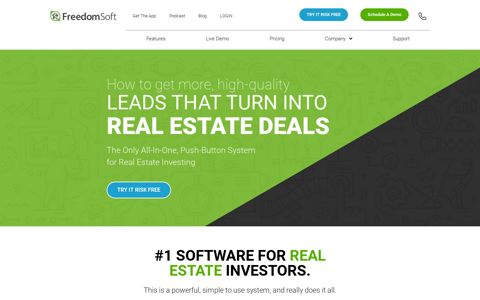 FreedomSoft – The Only All-In-One System for Real Estate ...