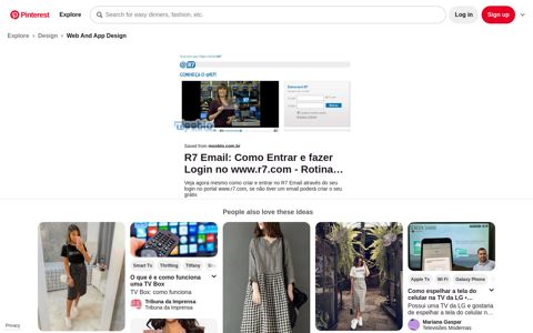 R7 Email: Como Entrar e fazer Login no www.r7 ... - Pinterest