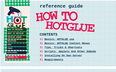 How-to: manual - HOTGLUE.ME
