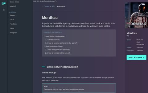 Mordhau Admincommands & Serversettings - GPORTAL Wiki