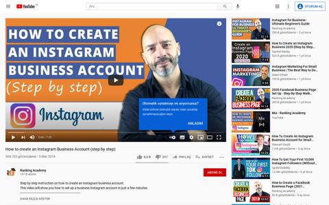 How to create an Instagram Business Account ... - YouTube