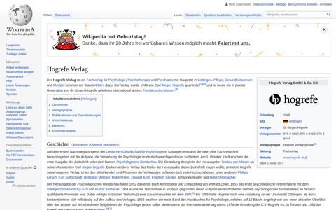 Hogrefe Verlag – Wikipedia