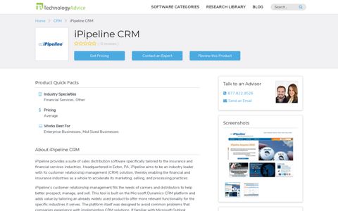 iPipeline CRM - TechnologyAdvice