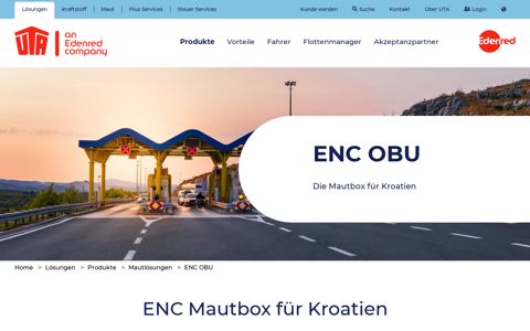 ENC Mautbox für Ihre Fahrt durch Kroatien | UTA