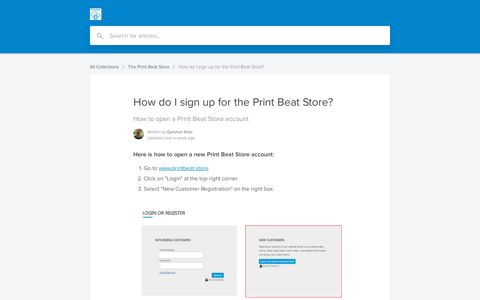 How do I sign up for the Print Beat Store? | HP PrintOS Help ...