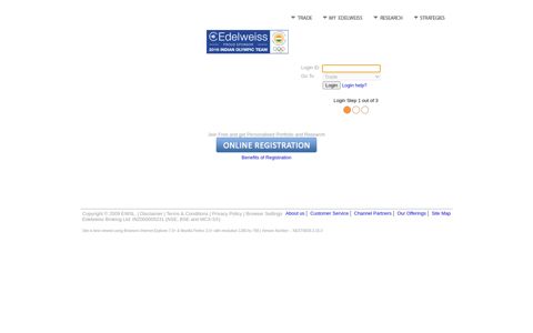 Login help? - Login to Edelweiss - Online Trading Portal