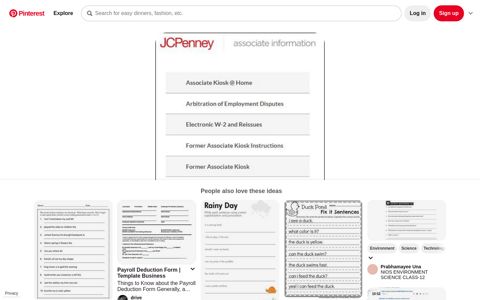 JCPenney Associate kiosk Login | Credit card services, This or ...
