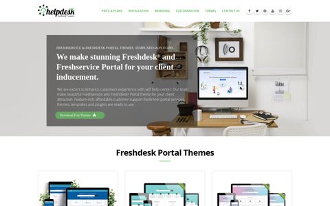 Freshdesk Themes- Portal Templates, Designs and Plugins