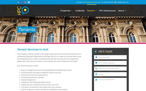 Tenants | Hull Property Centre | Tenant Services in Hull East ...