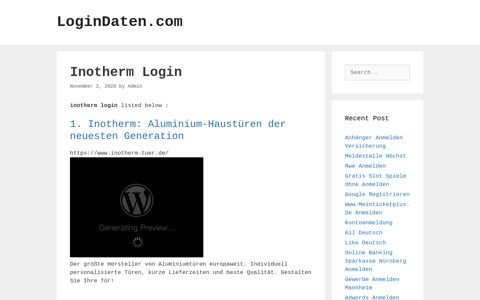 Inotherm Login - LoginDaten.com