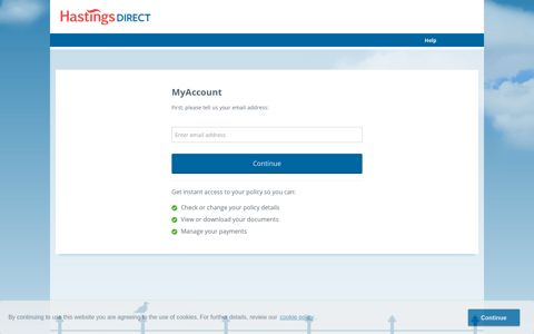 MyAccount Log in and Registration - Hastings Direct