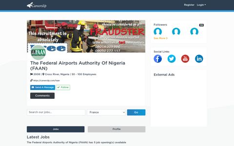The Federal Airports Authority of Nigeria (FAAN) CAREER ...
