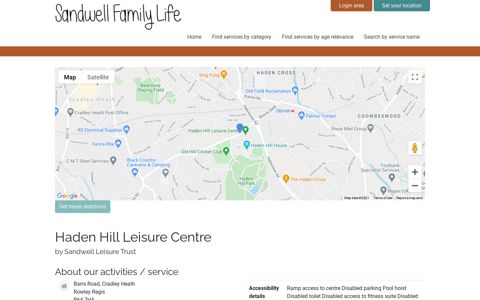 Haden Hill Leisure Centre - Sandwell Family Life