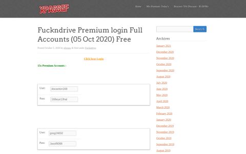 Fuckndrive Premium login Full Accounts - xpassgf.com