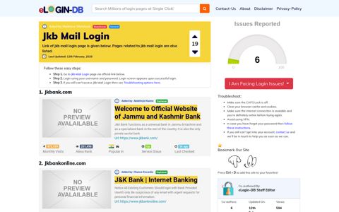 Jkb Mail Login - A database full of login pages from all over ...