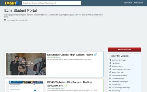 Echs Student Portal