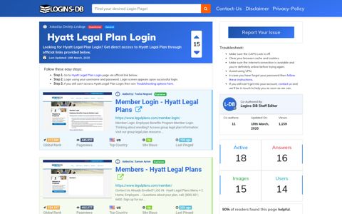 Hyatt Legal Plan Login - Logins-DB