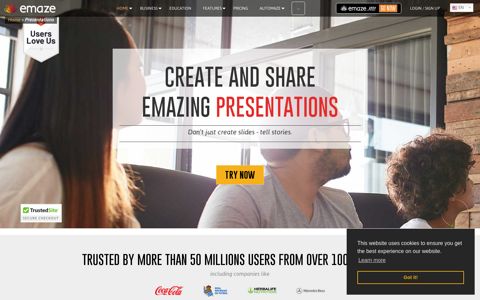 Presentation software | Free presentation templates - Emaze
