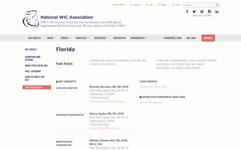 Florida | National WIC Association