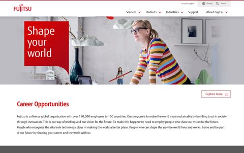 Career and Employment Opportunities : Fujitsu UK