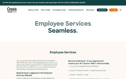 Employee Services Nextgen | Oasis - Oasis Outsourcing