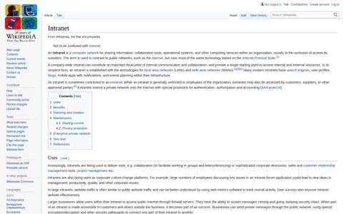 Intranet - Wikipedia