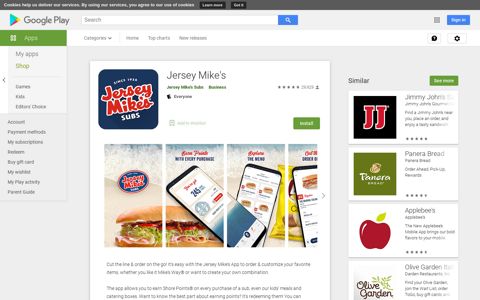 Jersey Mike's - Apps on Google Play