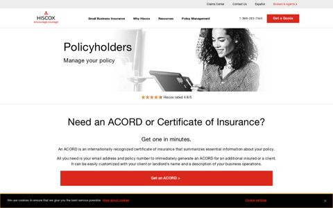 Manage Your Policy | Hiscox