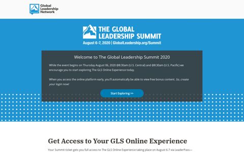 How to Access The GLS Online Experience - The Global ...