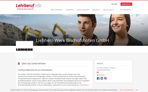 Liebherr-Werk Bischofshofen GmbH | Lehrberuf.info