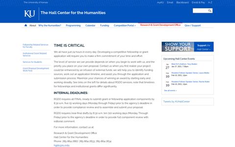 HGDO Services | The Hall Center for the Humanities