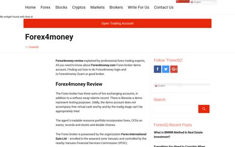 Forex4money Review - Forex4money.com Demo - Is ...