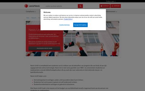 NexisUni®: research database voor het onderwijs | LexisNexis