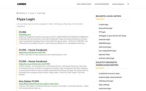 Flypa Login | Allgemeine Informationen zur Anmeldung - Logines.de