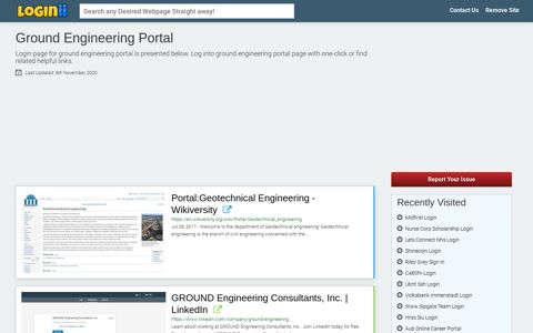 Ground Engineering Portal - Loginii.com