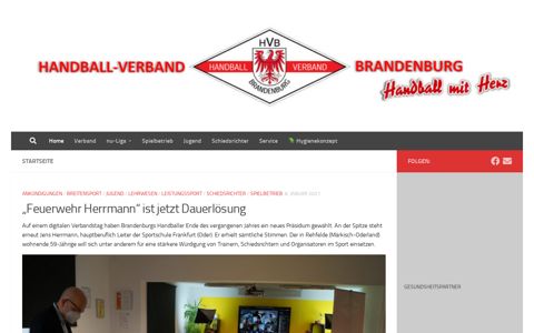 Handball-Verband Brandenburg – Handball mit Herz