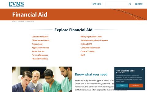 Financial Aid - Eastern Virginia Medical School (EVMS ...