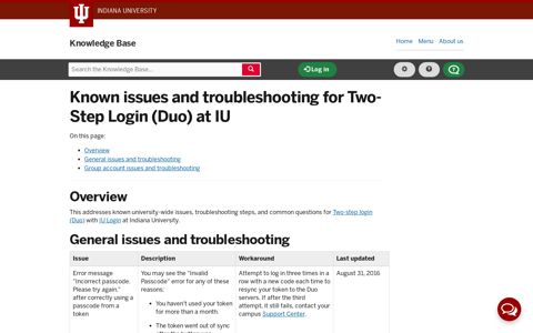Known issues and troubleshooting for Two-Step Login (Duo ...