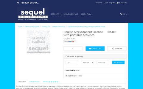 English Stars Student Licence with printable activities - Firefly