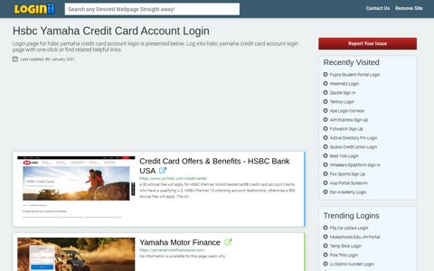 Hsbc Yamaha Credit Card Account Login - Loginii.com